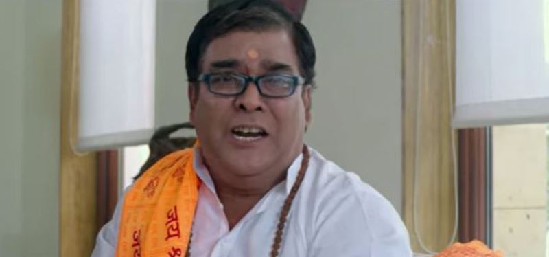 Parag as Punditji in a still from the 2017 film 'Sweetiee Weds NRI'