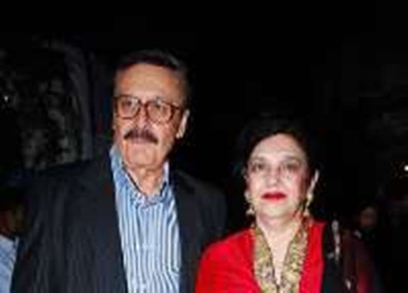 Parikshit Sahni and his wife, late Aruna Sahni