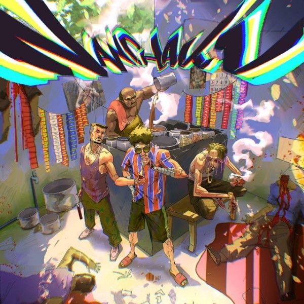 Poster of the 2021 song 'Nanchaku' by Seedhe Maut and MC Stan