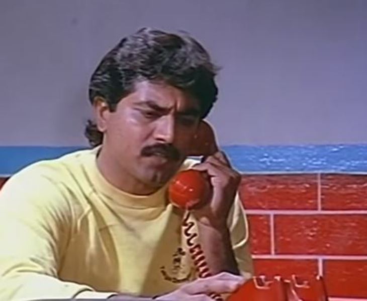 R. Sarathkumar in a still from the 1988 film 'Kan Simittum Neram'