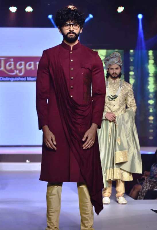 Ram Ramasamy walking the ramp for Lagan - The Distinguished Mens store