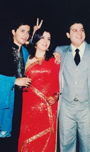 Sajid Khan with Farah Khan and Shirish Kunder