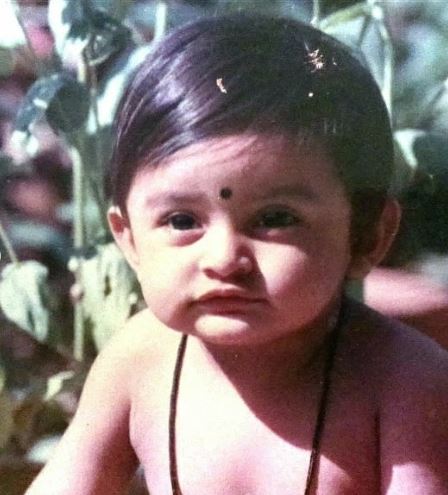 Sambhabana Mohanty in childhood