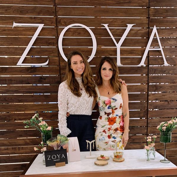 Sarah Todd (left) launching Rhapsodie Jewellery collection for Zoya Jewels