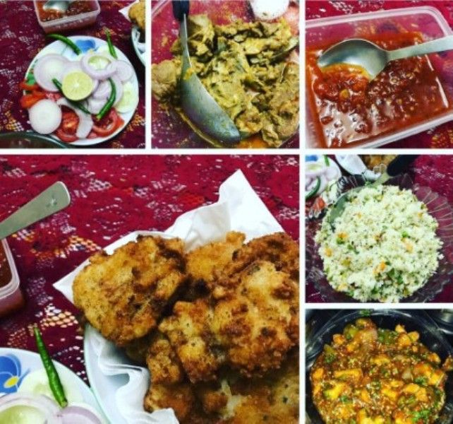 Sreejita De's Instagram post about her food habit