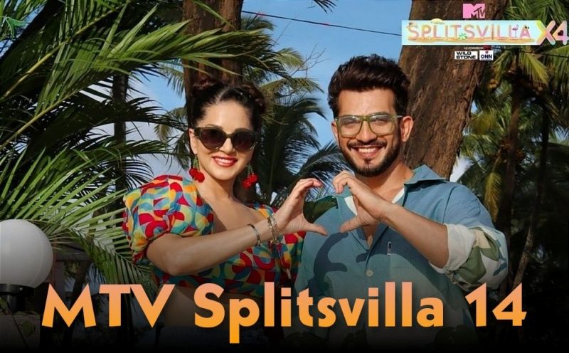 Sunny Leone and Arjun Bijlani as hosts on the Indian reality series titled 'MTV Splitsvilla X4' (2022)