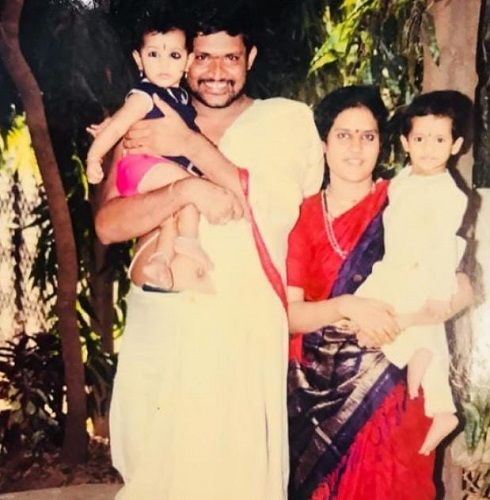 Tanikella Bharani's old picture with his family