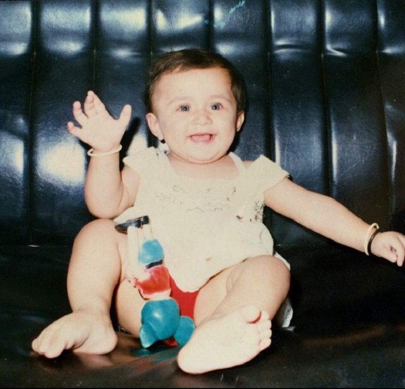 Tejaswini Lonari as a child