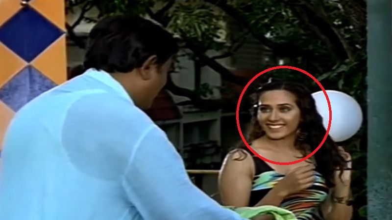 Tejaswini Lonari in the film 'Madhu Ithe Choughe Tithe'