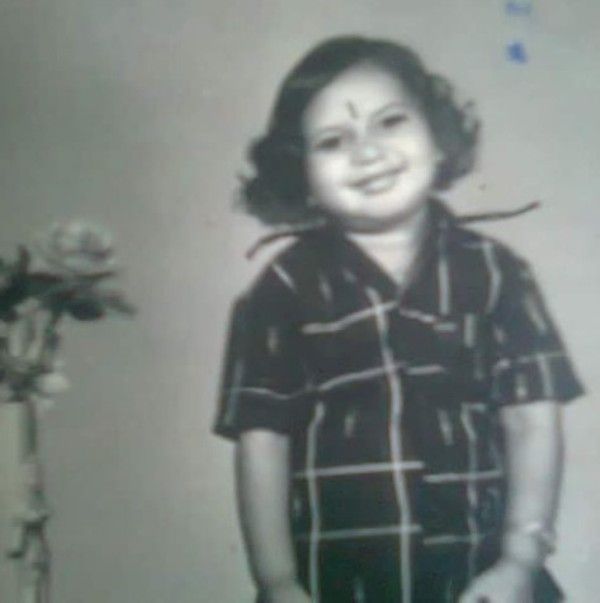 a childhood image of Chandresh Singh