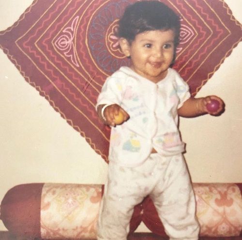 A childhood picture of Aradhana