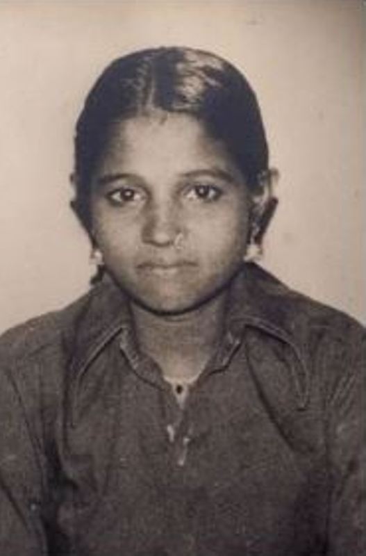 A childhood picture of Mata Amritanandamayi Devi