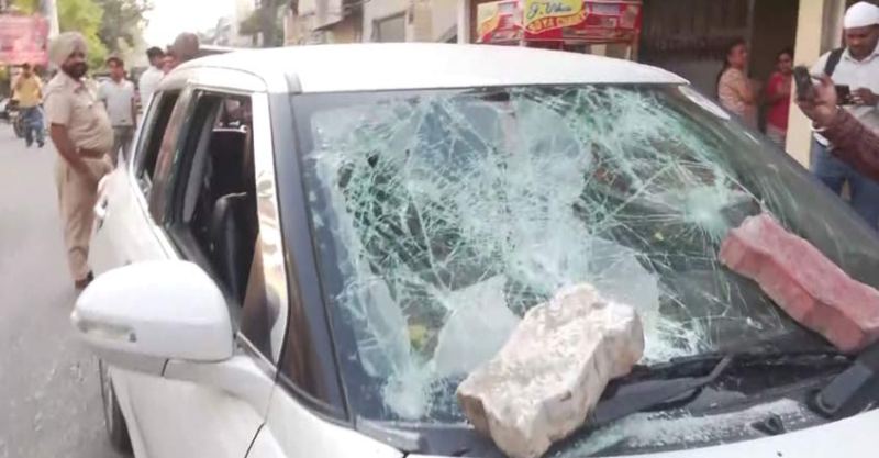 Sandeep Singh's car vandalised by Sudhir Suri's supporters 