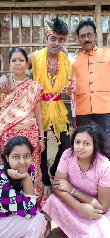 Adarsh Anand with his family