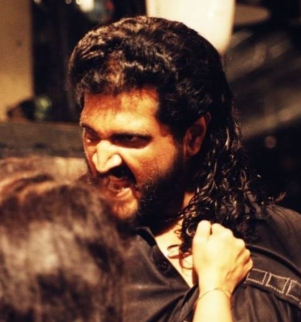Adithya Menon as Siva in a still from his debut film Anjaneya (2003)