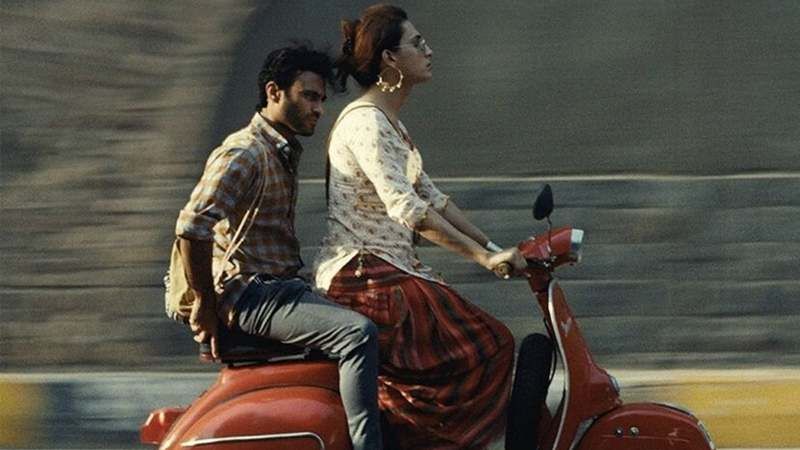 Ali Junejo as Haider and Alina Khan as Beba in a still from the Lollywood film Joyland (2022)