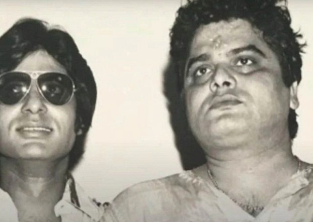 An old picture of Amitabh Bachchan with Rakesh Kumar