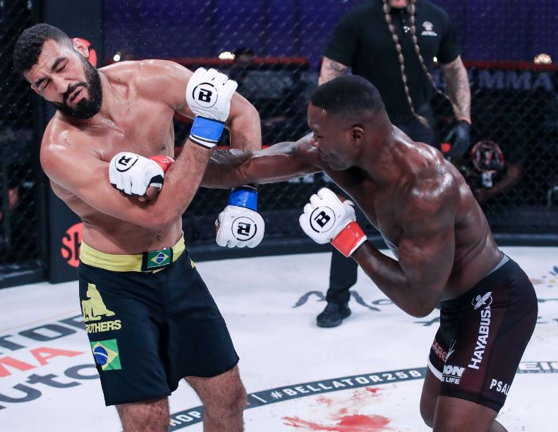 Anthony Rumble Johnson during the semi finals of World Grand Prix Tournament