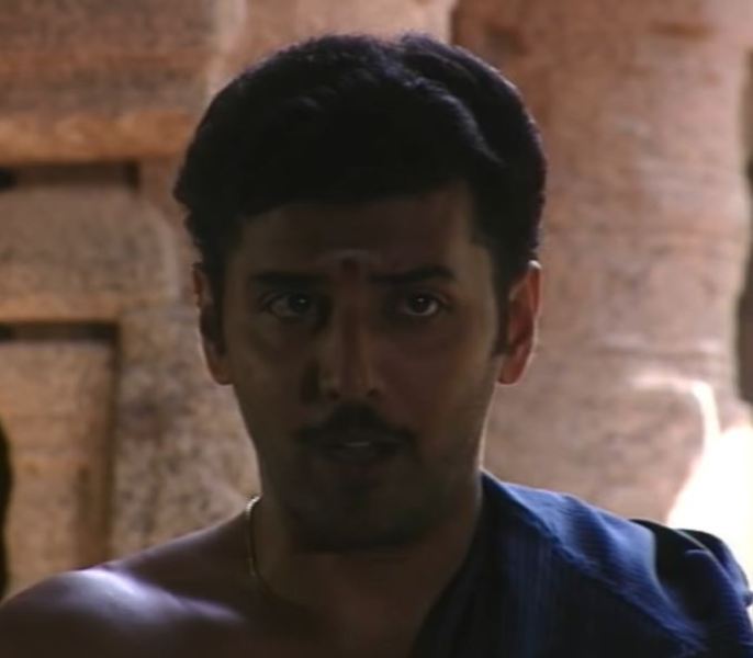 Babloo Prithiveeraj as Prasad in 'Marmadesam' (1996)