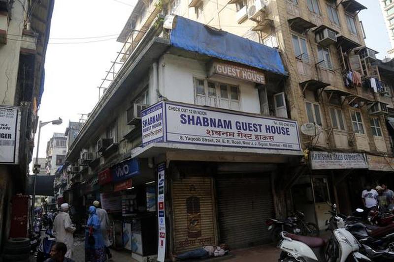 Dawood Ibrahim's 'Shabnam Guest House' on Yakub Street in Mumbai