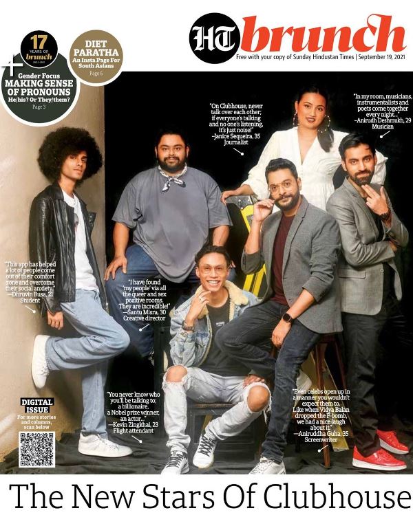 Dhruvin Busa on the HT Brunch Cover Story - The new stars of ClubhouseDhruvin Busa on the HT Brunch Cover Story - The new stars of Clubhouse