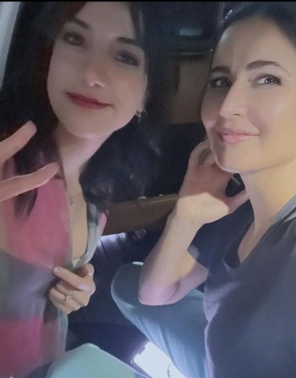 Hiba Trabelssi with Katrina Kaif
