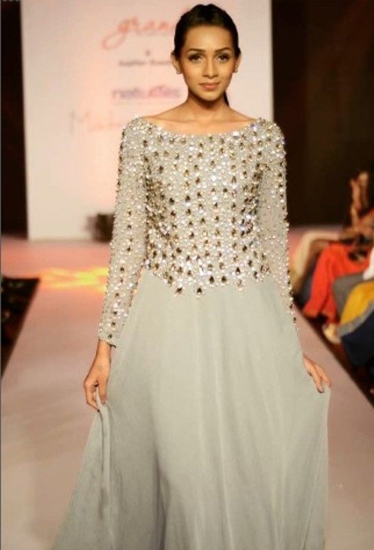 In 2017, Sanchana Natrajan walked the ramp at the Madras Couture Fashion Week