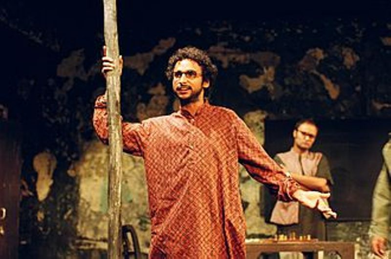 Inaamulhaq as Ivan Kaliayev in the play 'The Just Assassins'