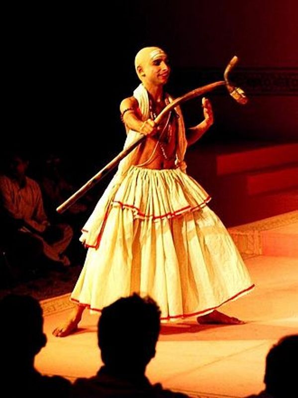 Inaamulhaq as Madhavya (Jester) in the play