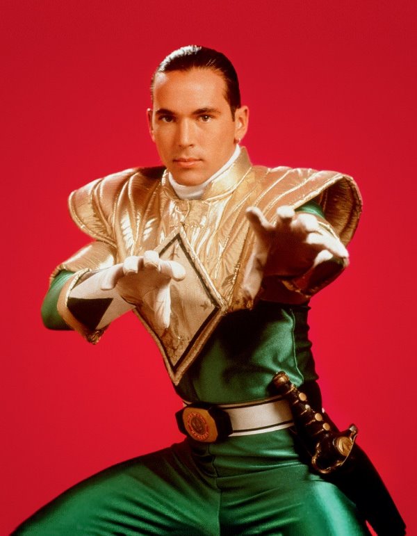 Jason David Frank as Tommy Oliver, the Green Ranger