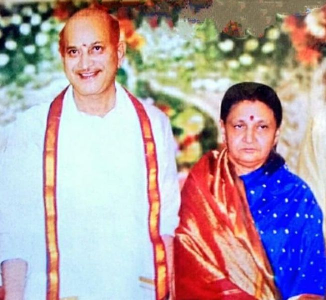 Krishna with his first wife Indira Devi