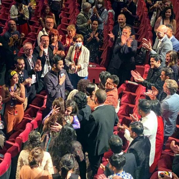 Lollywood film Joyland (2022) receiving a standing ovation from the audience at the 75th Cannes Film Festival