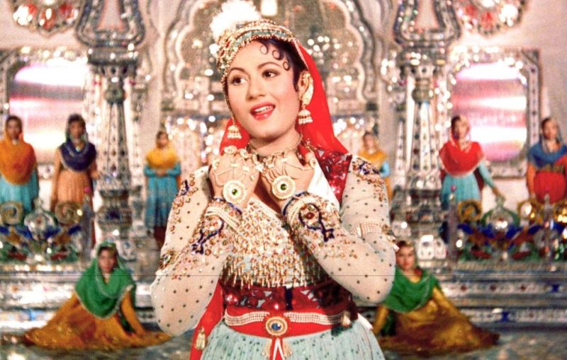 Madhubala as 'Anarkali' in the film "Mughal-E-Aazam" (1960)