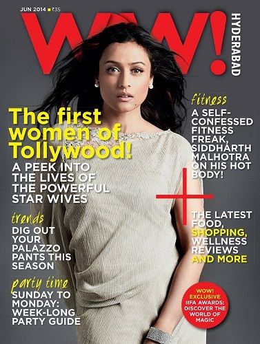 Namrata Shirodkar featured on the cover of WOW! magazine