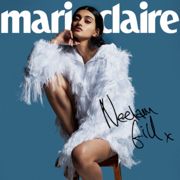 Neelam Gill featured on the cover of the French-British magazine Marie Claire