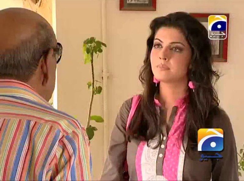 Nida Yasir in a still from the Pakistani television show Nadaaniyaan on Geo TV