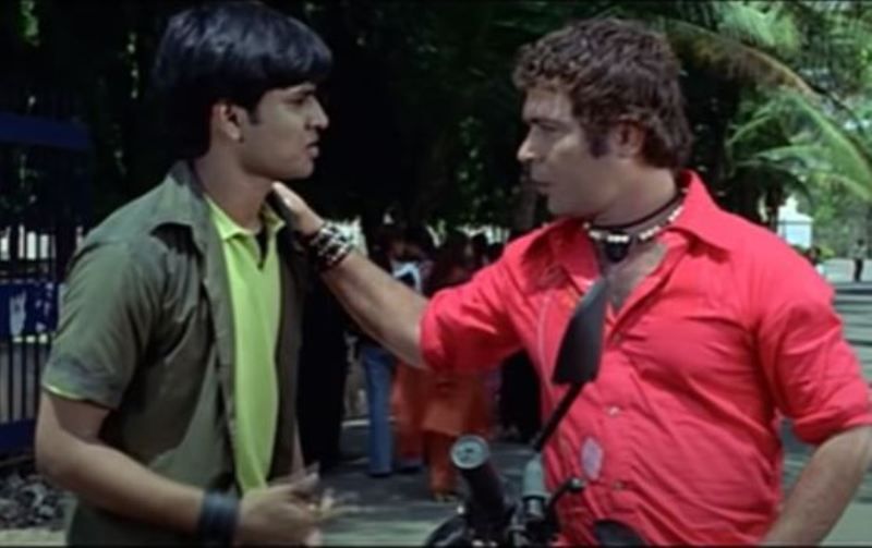 Nikhil Siddhartha (left) in a still from the film Hyderabad Nawabs (2006)