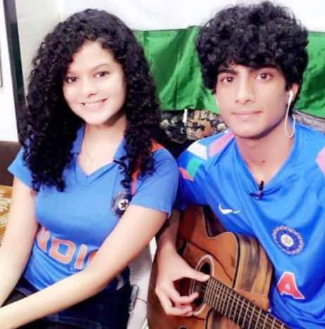 Palak Muchhal with her brother, Palash Muchhal