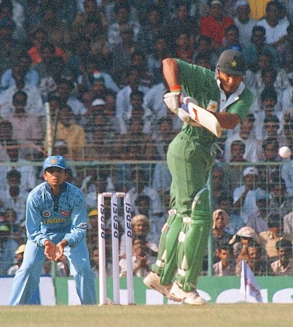 Saeed Anwar during his innings of 194 against India