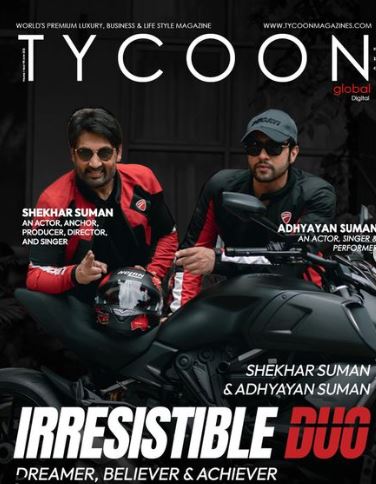 Shekhar Suman featured on the cover of the Tycoon Global Magazine