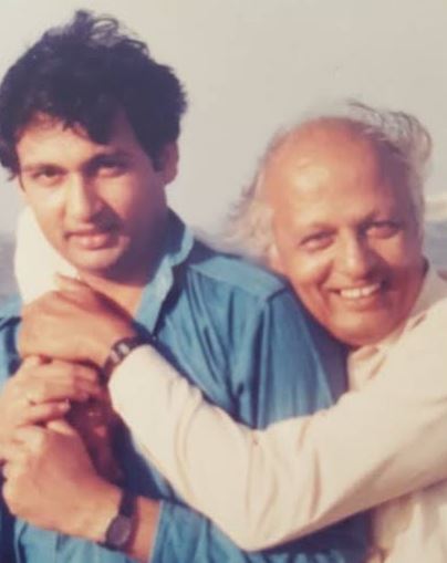 Shekhar Suman with his father