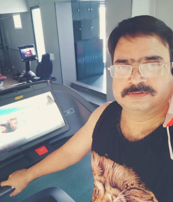 Shrikant Verma at the gym