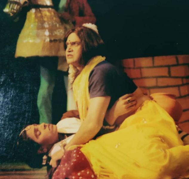 Shrikant Verma in a scene from the play Mayavi Sarovar