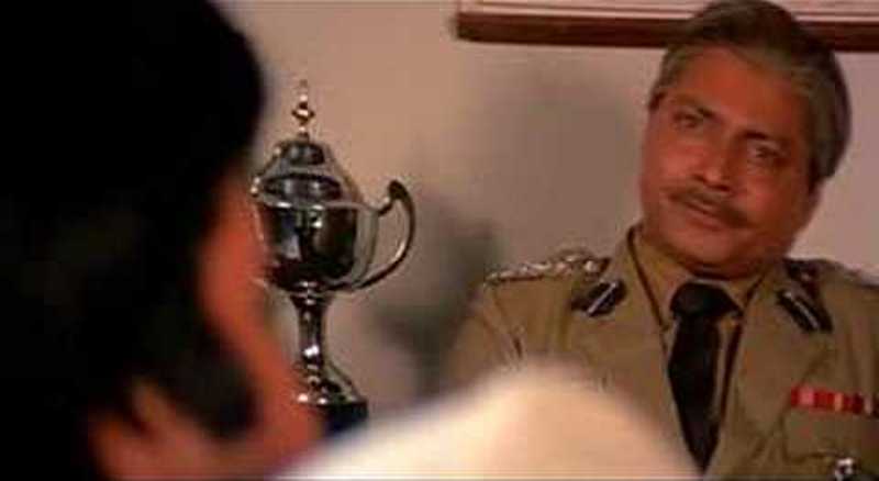 Vikram Gokhale as M. S. Gaitonde in the Hindi film Agneepath (1990)