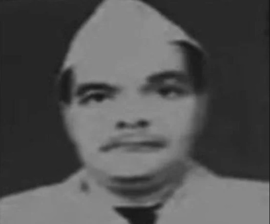 A photo of Damodardas Mulchand Modi. Soma Modi's father