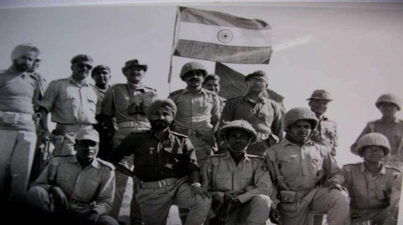 A photo of the soldiers at Longewala taken before 4 December 1971
