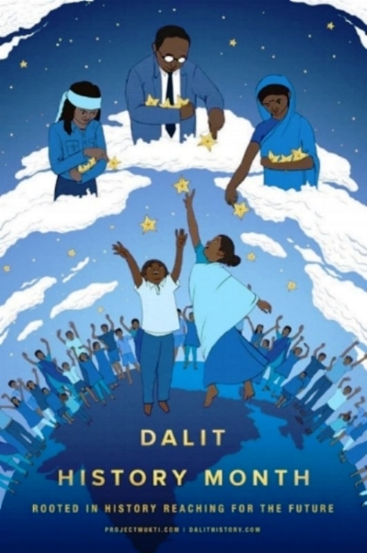 A poster of Dalit History Month