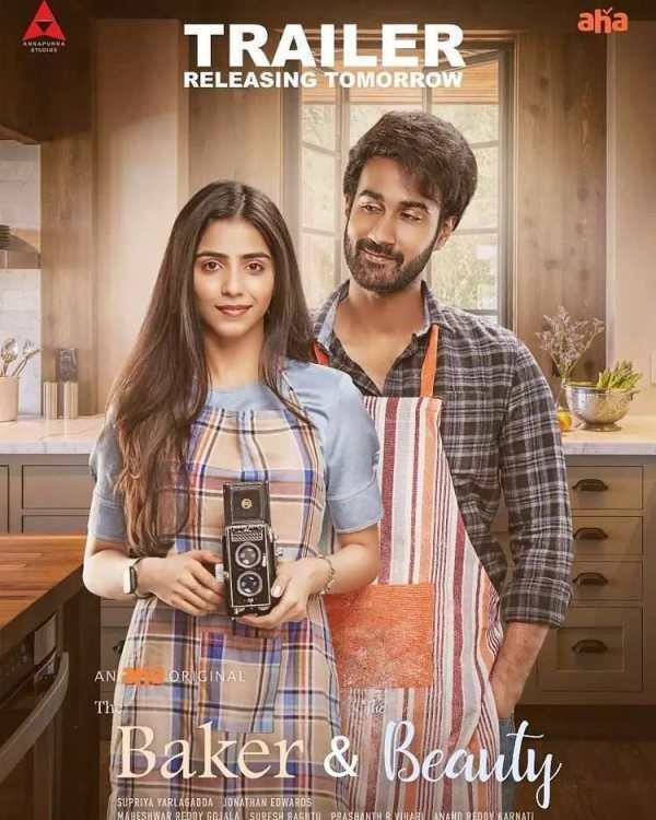 A poster of the Aha Telugu language Web Series The Baker and The Beauty (2021)