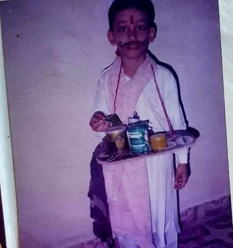 Abhay Chintamani Mishr's childhood picture
