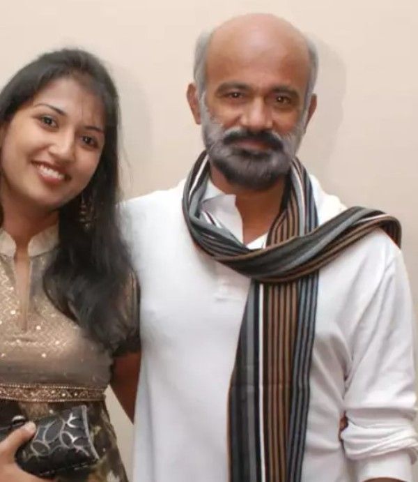 Agni Sreedhar with his daughter Ramya Sreedhar